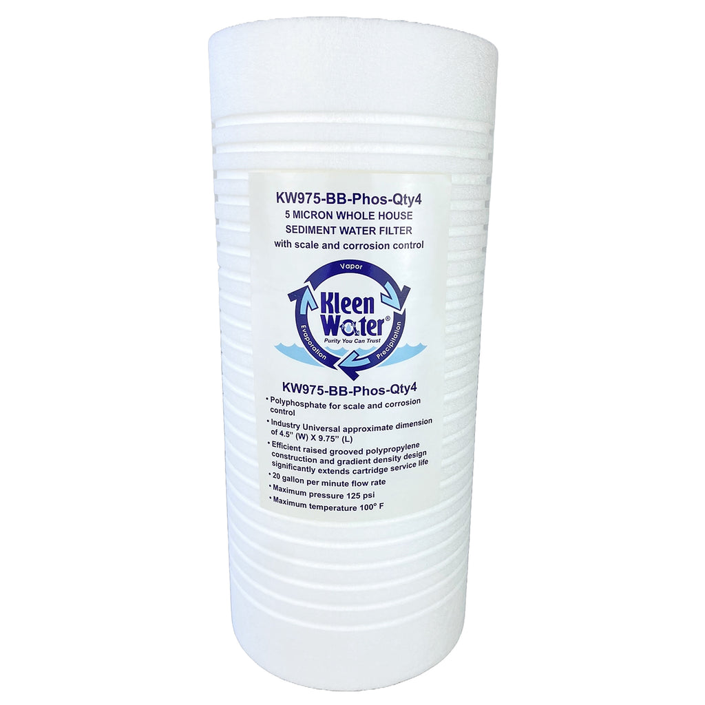 Polyphosphate Anti-Scale and Calcium Water Filter – Kleenwater