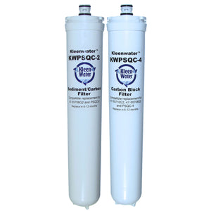 Water Factory SQC 3 System Compatible Water Filter Cartridges, Set of 2