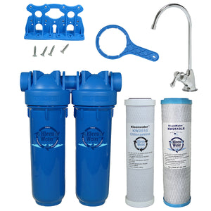 Drinking Water Filter, Lead Chloramine Chlorine Sediment Chrome Faucet