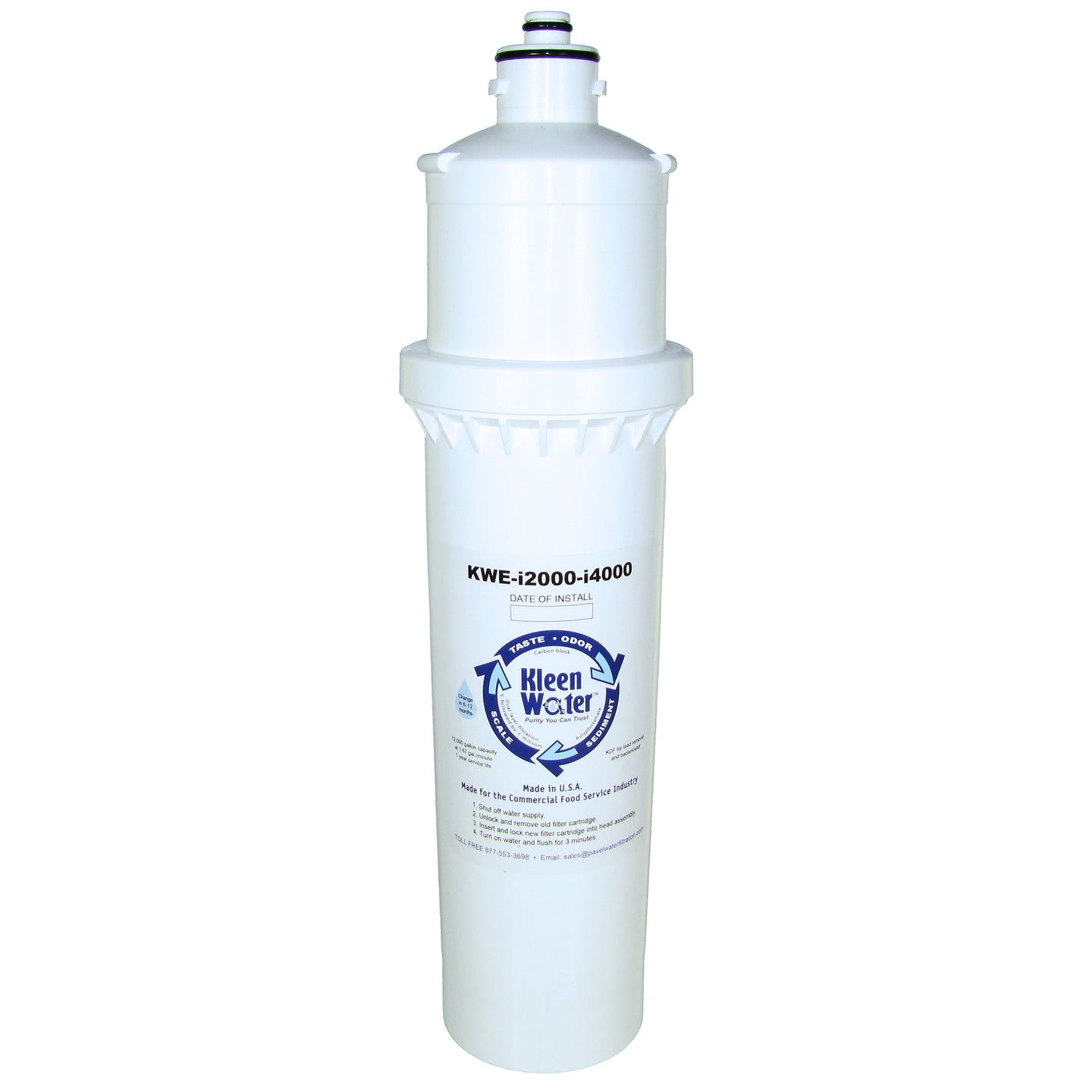 CFS Series Replacement Water Filter KWE-5M-KDF-P by KleenWater