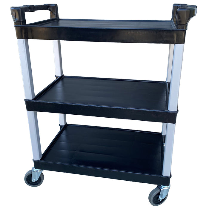 Jubilee Heavy-Duty 3-Tier Utility Service Cart with Wheels, 40.25 x 38.5