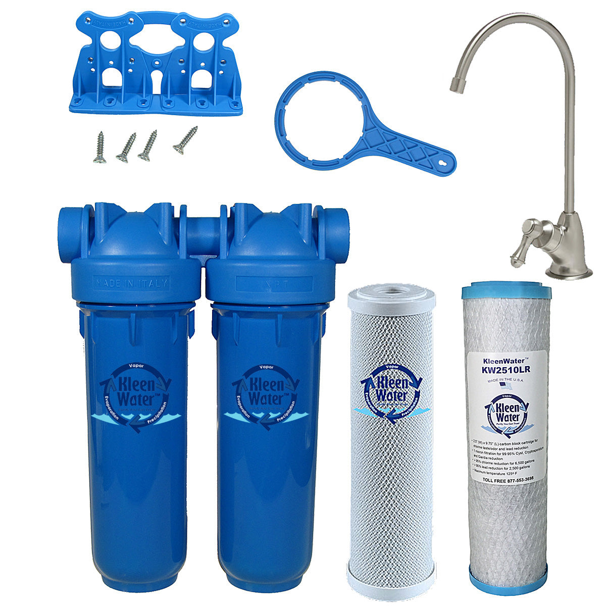 Under Sink Drinking Water Filter, Chlorine Lead Chloramine, BN