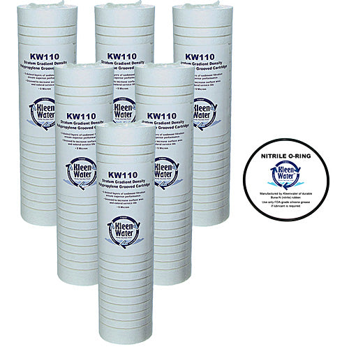 WHKF-GD05 Whirlpool Compatible Filter, Set of 6 with O-Ring