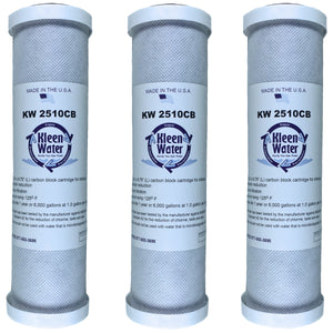 3 Watts (WCBCS975RV) Compatible Carbon Block Water Filter Cartridges