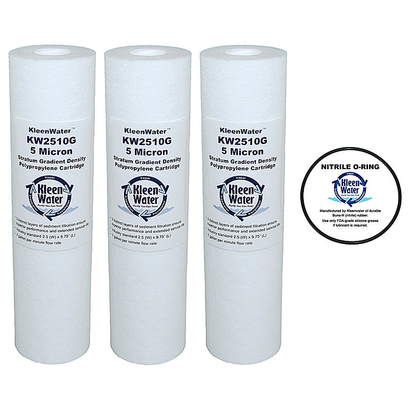 Three GE GXWH04F, GXWH20F, GXWH20S, GXRM10  Compatible Filters - Oring