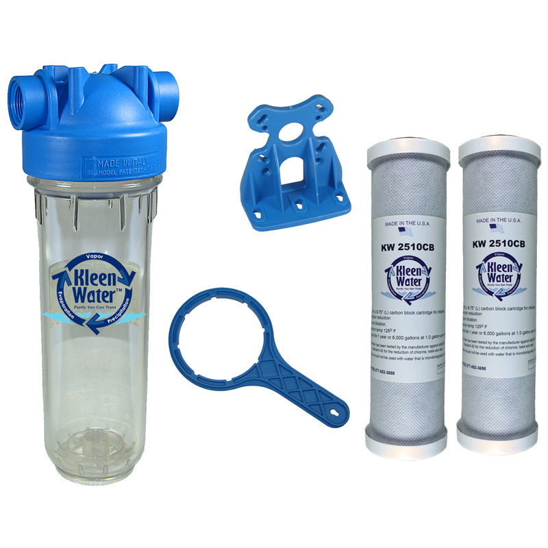 Whole House or Under Sink Chlorine / Odor Removal Water Filter System