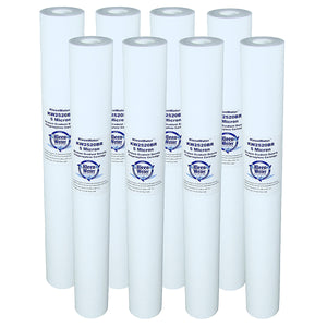 Eight P2520, P5-20 Pentek Compatible Water Filters - 2.5 x 20 Inch