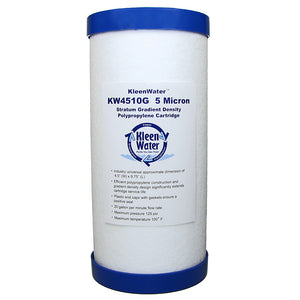 Pentek Big Blue Sediment Replacement Water Filter Cartridge 4.5 x 10 - Kleenwater