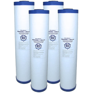 Four Pentek DGD-5005-20 Big Blue Compatible Water Filters - 5 Micron