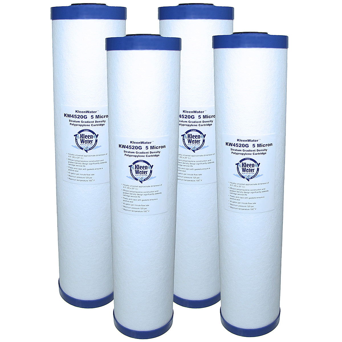 Four Watts FPMB-BB5-20 Flow Pro Compatible Water Filters - 5 Micron