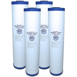 Four Dirt Rust and Sediment Meltblown Water Filter Cartridges 4.5 x 20