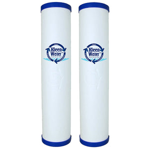 Two Pentek DGD-5005-20 Big Blue Compatible Water Filters - 20 Micron
