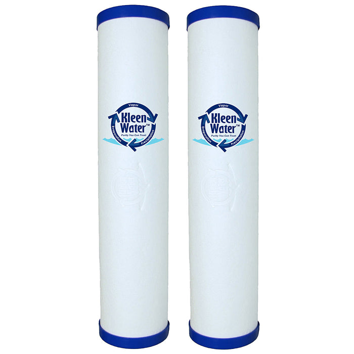 Two Pentek DGD-5005-20 Big Blue Compatible Water Filters - 20 Micron