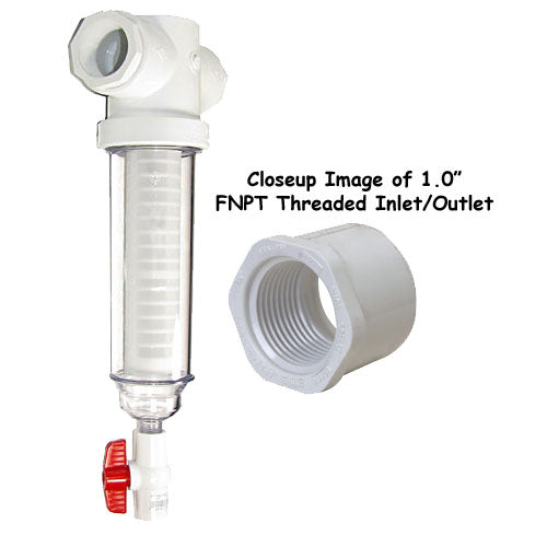 1.0 Inch Spin Down Sand Separator / Sediment Water Filter System