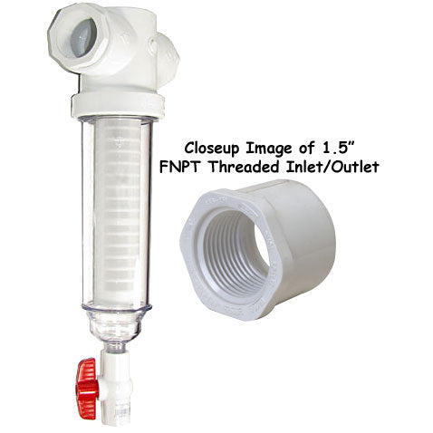 1.5 Inch Spin Down Sand Separator / Sediment Water Filter System
