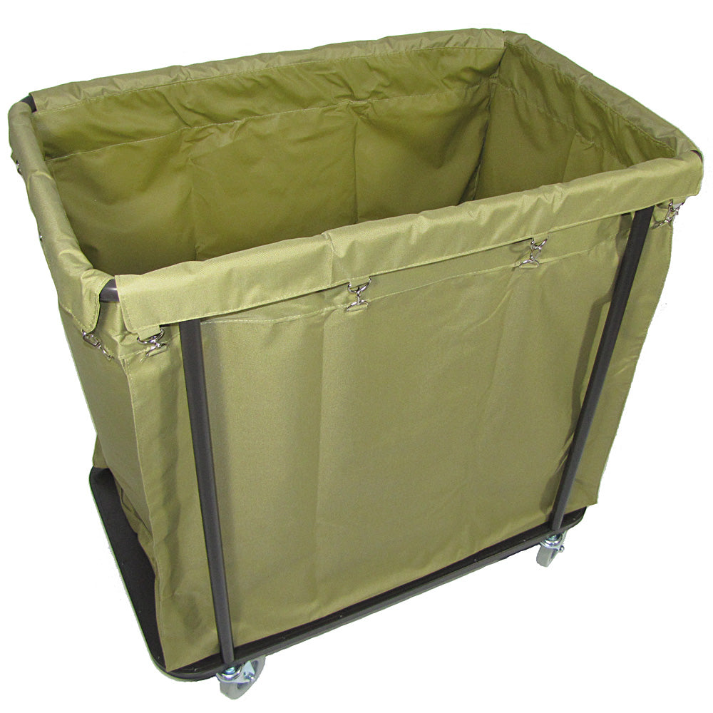 Crayata Laundry Cart, Extra Large Commercial Rolling Laundry Cart with 4 Inch Wheels, 200 Pound Weight Capacity