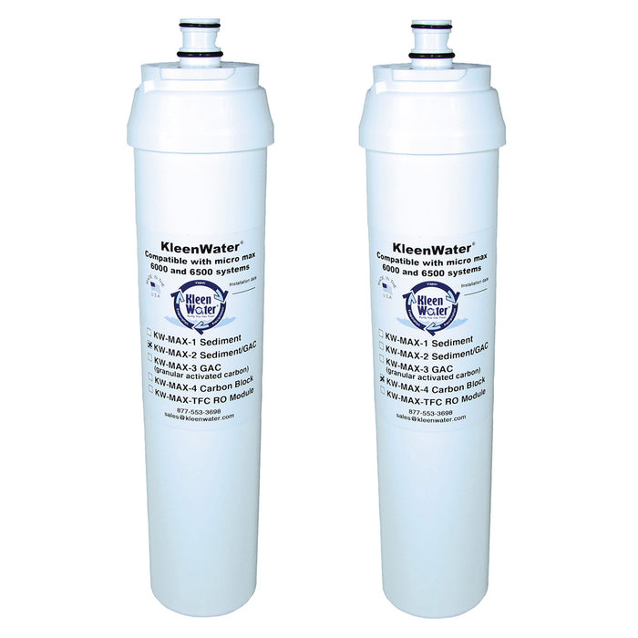 Aftermarket Substitute Filters for Micro Max 6000, Set of 2