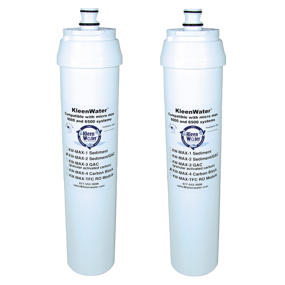Aftermarket Substitute Filters for Micro Max 6000, Set of 2