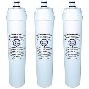 KleenWater Filter Compatible with Micro Max 6000, 2 Filters and Membrane