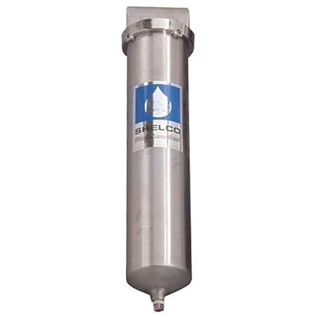 2.5  x 20 Shelco Stainless Water / Fluid Filter Housing System - RHS-80
