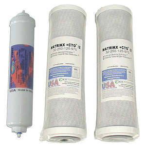 Carbon Block Reverse Osmosis Water Filter Set (Taste Enhancement) - Kleenwater