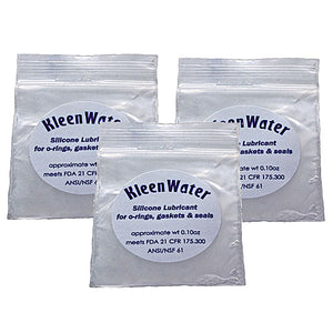 3 Packets of Silicone Lubricant for O-rings, Gaskets & Seals